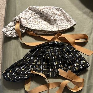 Set of 2 Ponytail Scrub Hat